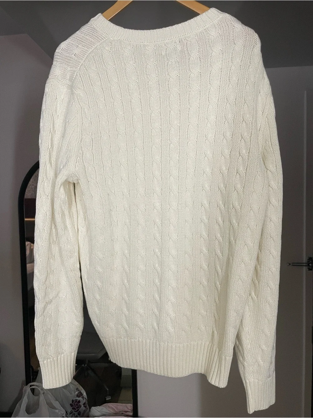 J Crew Heritage cotton cable-knit sweater